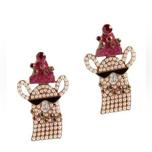 Cool Holiday Llama Earrings